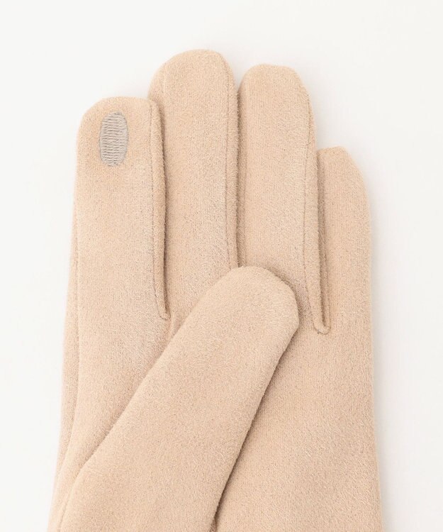 ANY ファーグローブ ベージュ