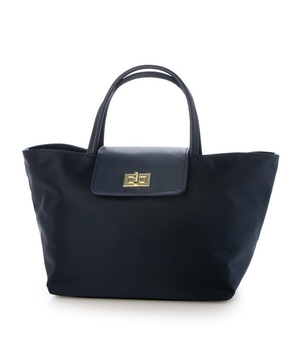 UNBILLION VERYコラボ ペルケ perche / ミニ牛革フラップナイロントートバック VERYコラボ ペルケ perche / ミニ牛革フラップナイロントートバック