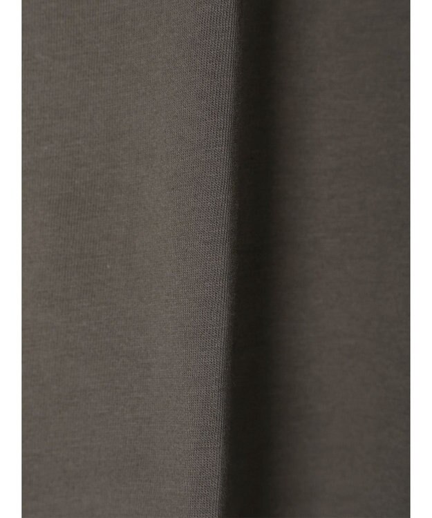 CRAFT STANDARD BOUTIQUE シルケット天竺　ロゴＰＴ裾ラウンドチュニックＳ／Ｓ Charcoal Gray