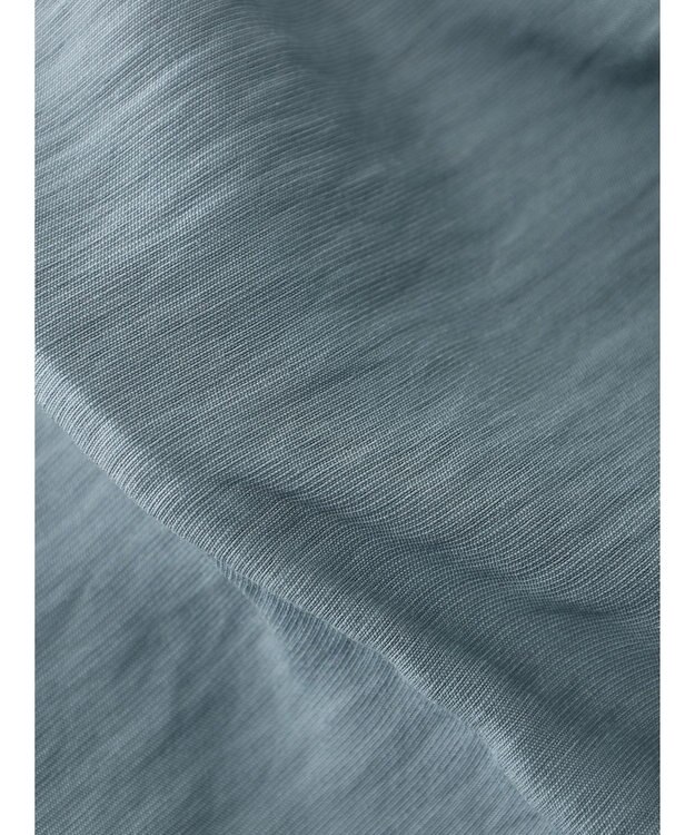 AMERICAN HOLIC バンドカラーフリルシャツチュニック Sax