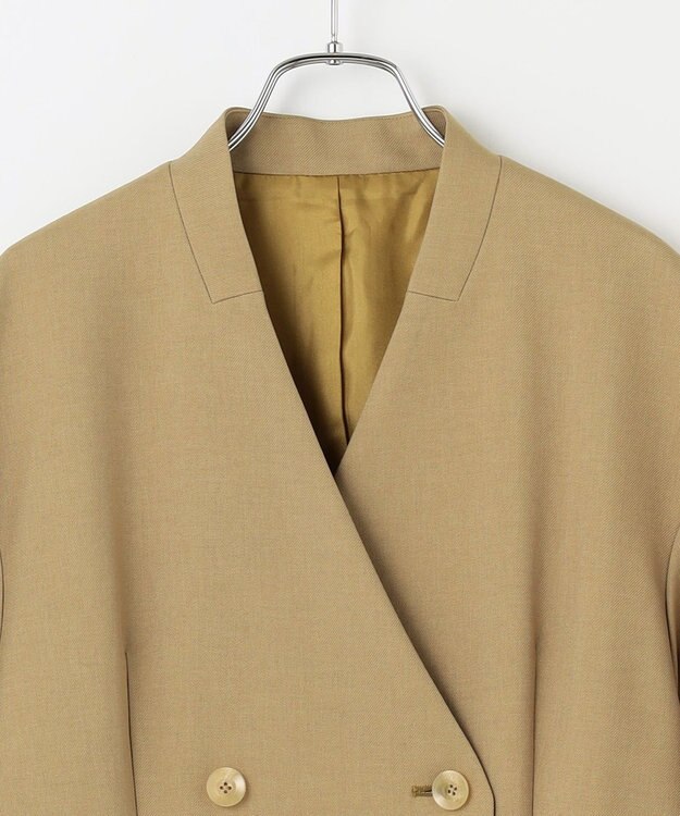 #Newans ウエストシェイプダブルジャケット サロウ グリーン