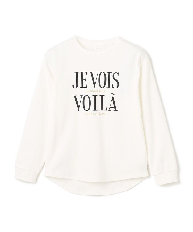 UNFILO 【110-150cm】選べるアソート ロゴロンT(UNISEX) [プリントロゴ]オフ