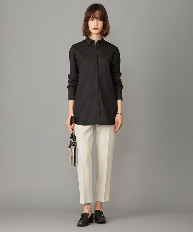 ICB 【防シワ・洗える】 トリプルクロスツイル スティックパンツ トープ系