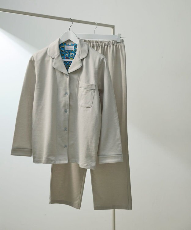 une nana cool 【綿100％】やわらかバズインレーパジャマ MADE WITH LIBERTY FABRIC LG