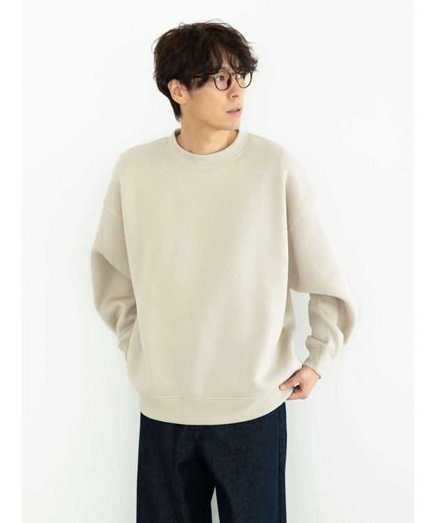 CRAFT STANDARD BOUTIQUE ニットフリーススウェット Ivory