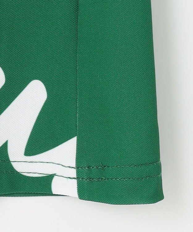 PW CIRCULUS 【吸水速乾 / 伸縮性抜群】【WOMEN】筆記体ロゴ COOLベンチレーションモック T グリーン系