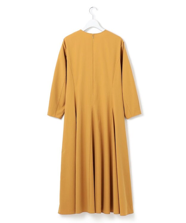 23区 S 【洗える】ストレッチタイプライター ワンピース マスタード系