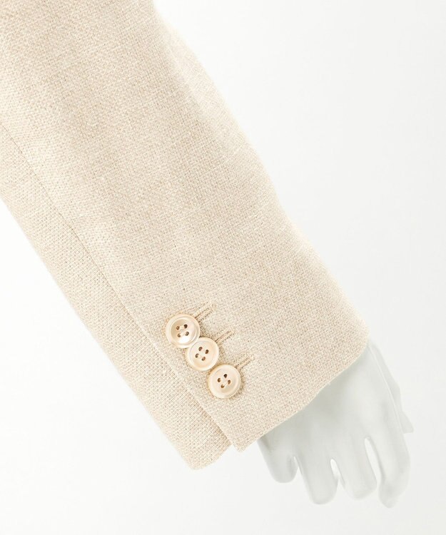 23区 【GOLD LABEL】GIOTEXリネンスパーク ダブルジャケット ベージュ系