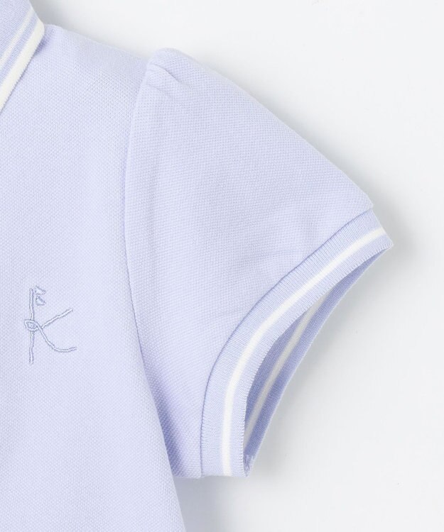 組曲 KIDS 【110-140㎝】ストレッチカノコ ポロシャツ サックスブルー