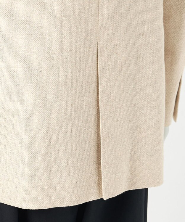 23区 【GOLD LABEL】GIOTEXリネンスパーク ダブルジャケット ベージュ系