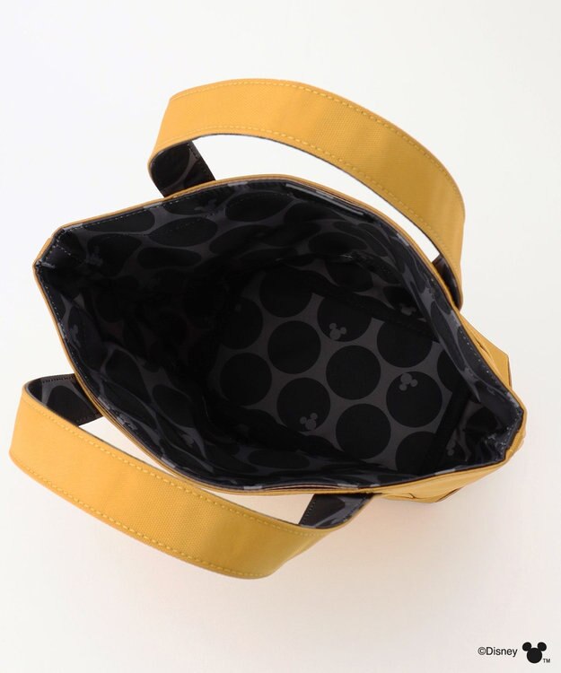 Y'SACCS 【Disney Collection】シルエットプリントトートバッグ　Sサイズ マスタード