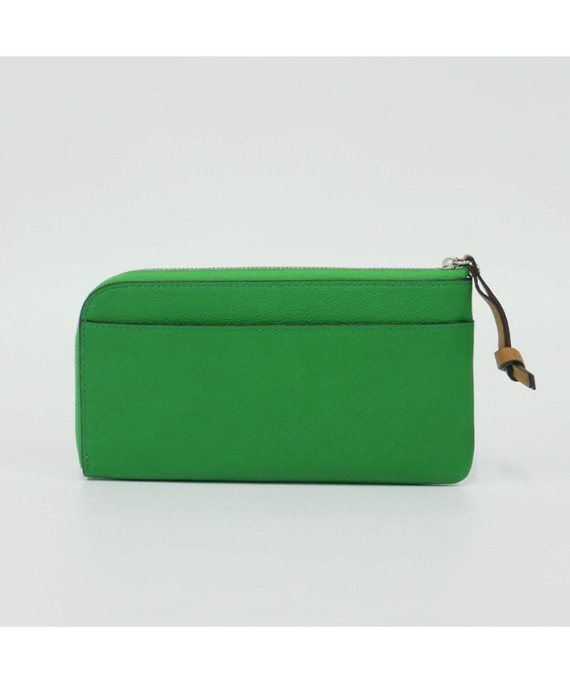 PELLE BORSA L字ファスナーコンパクト長財布 Very Goods ベリーグッズ 7204 グリーン