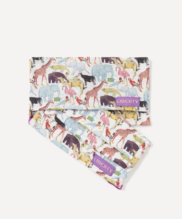 LIBERTY. キュー・フォー・ザ・ズー ポーチ付きキッズ フェイスカバー 5枚セット マルチ