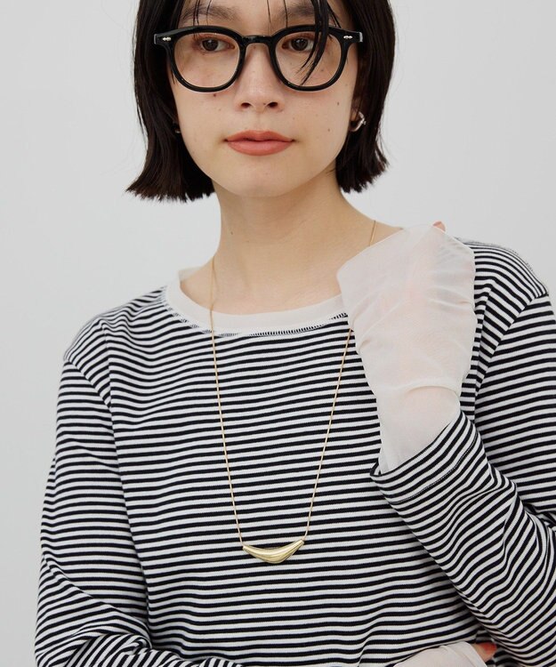 AMERICAN HOLIC スマイリートップネックレス Silver