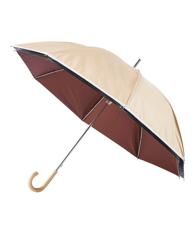 MOONBAT 断熱パラソル 二階建て グロランテープ 日傘 遮熱 遮光 UV ベージュ