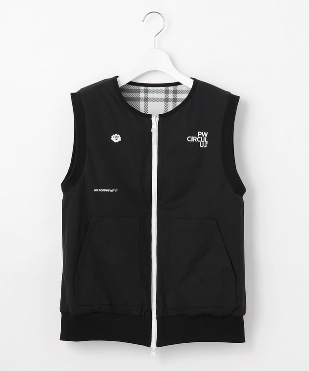 PW CIRCULUS 【WOMEN】リバーシブル カジユアルベスト グレー系5