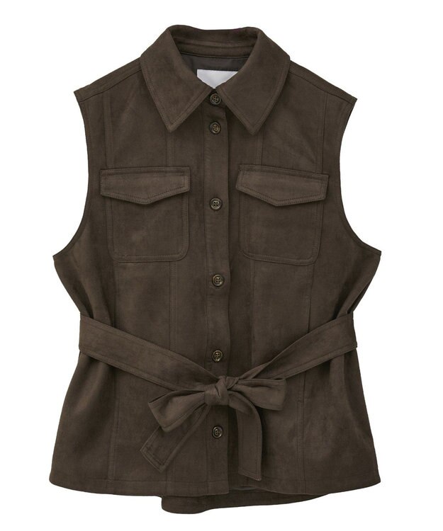 CRAFT STANDARD BOUTIQUE フェイクスエードベスト Brown