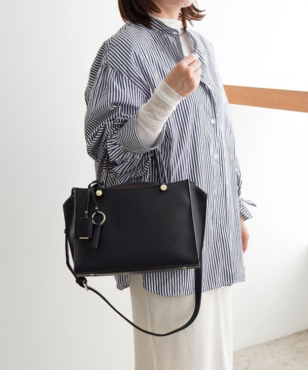 ACE BAGS & LUGGAGE Jewelna Rose セイディ・トートバッグ ミドルサイズ 16143 ジュエルナローズ ブラック