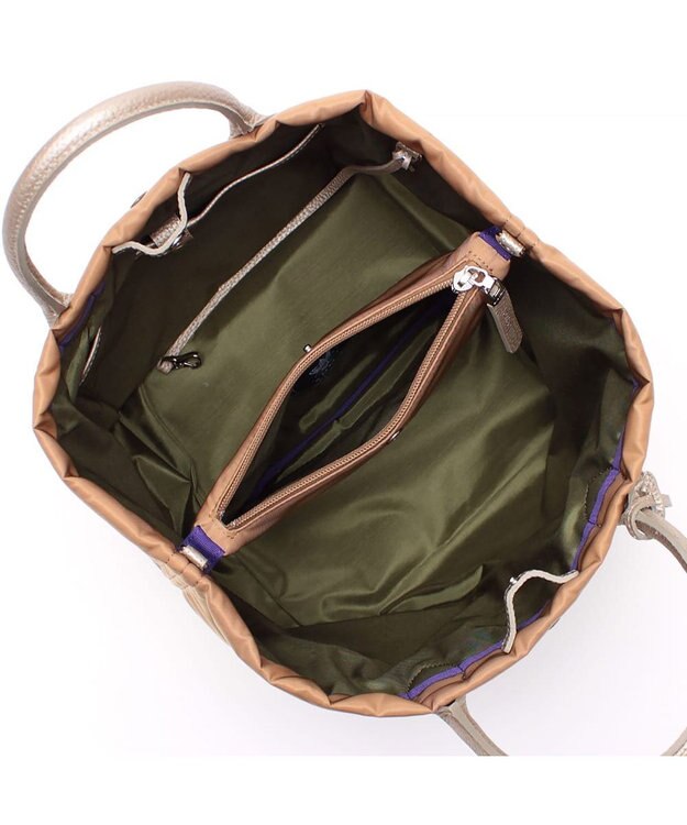 A.D.M.J. 【ナイロン】キューブトート25cm(Dカン＋) WALNUT