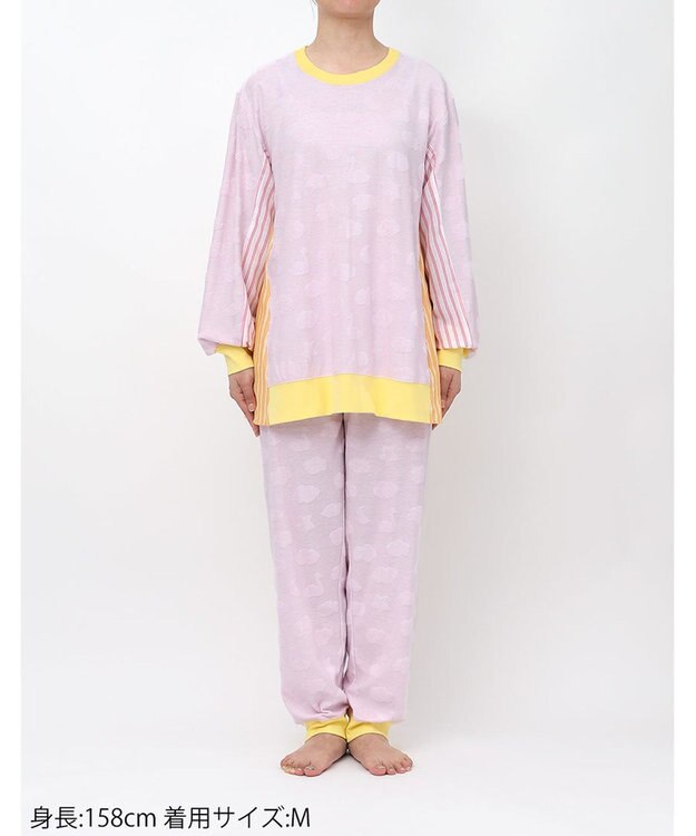tsumori chisato SLEEP ツモリチサト パジャマ 長袖 長ズボン レディース UDX530/ワコール ピンク