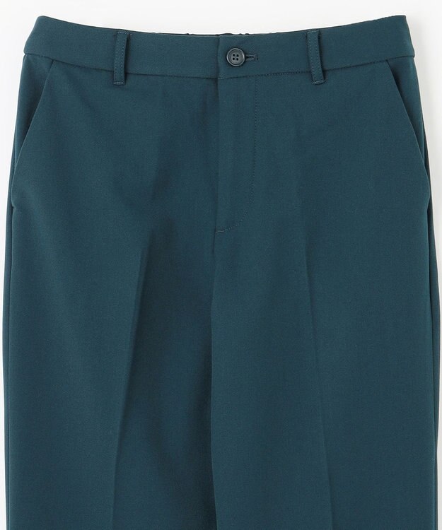 ANY 【ウエストゴム/リントラク加工/裏起毛/ストレッチ】シークレットウォーム　テーパードパンツ グリーン