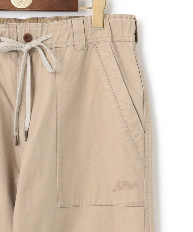 J.PRESS MEN 【NYUZELESS】ワイドベイカーパンツ ベージュ系