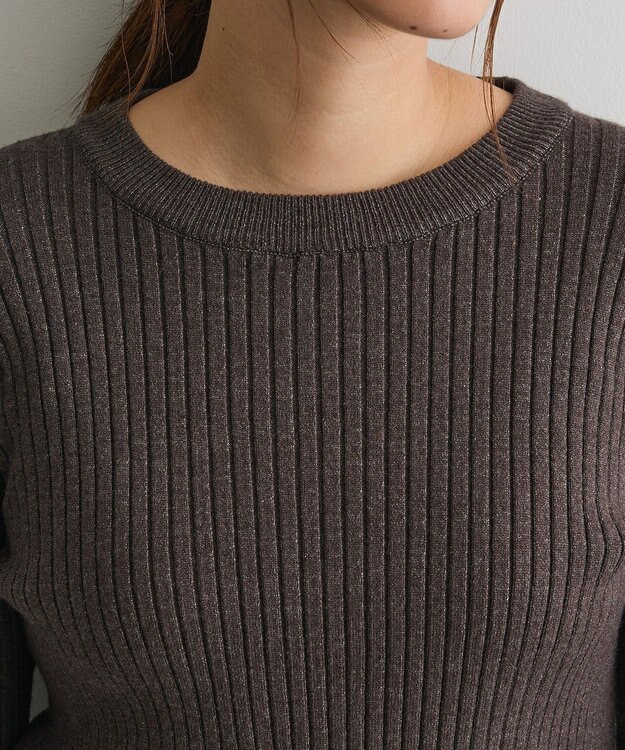 CRAFT STANDARD BOUTIQUE とてもち袖シャギーニットプルオーバー Charcoal Gray