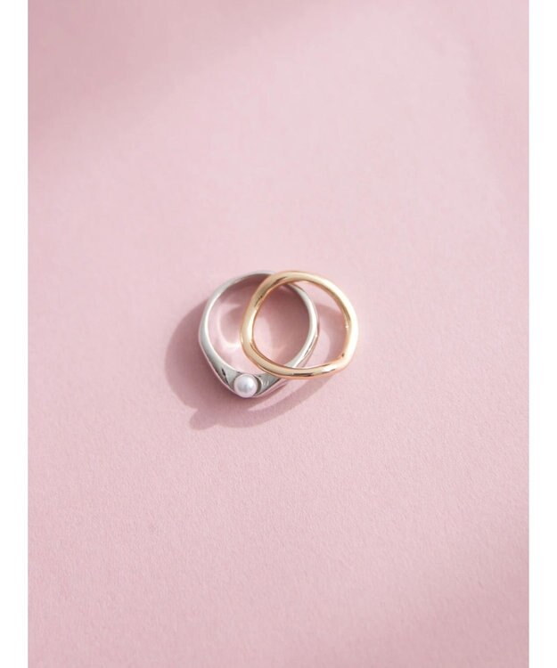 AMERICAN HOLIC ツイスト２ｓｅｔリング Silver