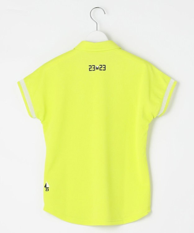 23区GOLF 【WOMEN】エイトロックカノコ カラーポロシャツ 黄緑系