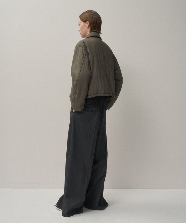 ATON MAT AIRY NYLON | ハリントンジャケット - UNISEX KHAKI