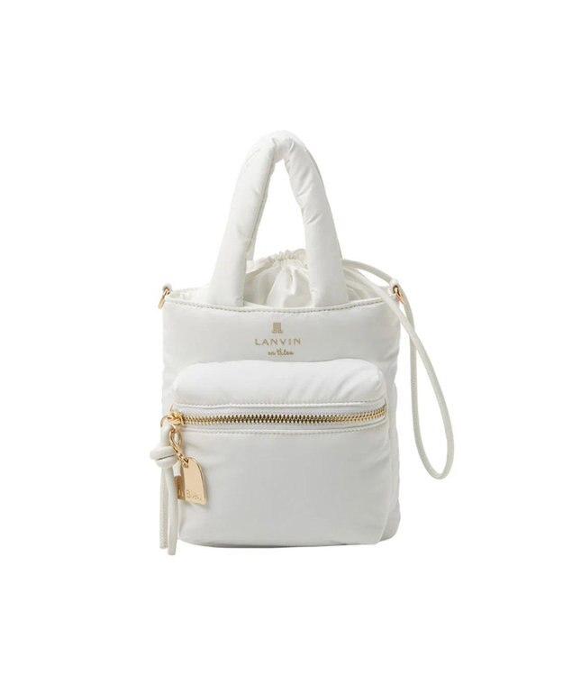 LANVIN en Bleu ボンボン 2wayミニショルダーバッグ ホワイト