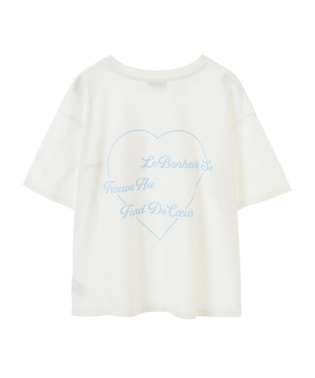 earth music&ecology ポケット刺繍Ｔシャツ Off White