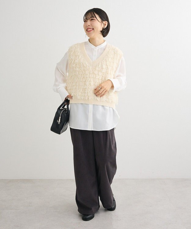 Green Parks 太畝コーデュロイカラーパンツ Charcoal Gray