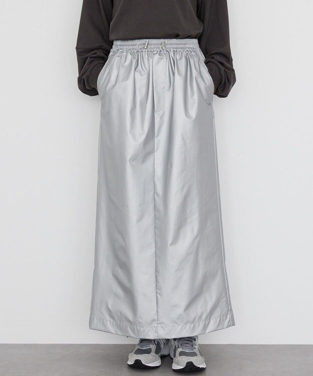 AMERICAN HOLIC ドローコードタイトスカート Silver