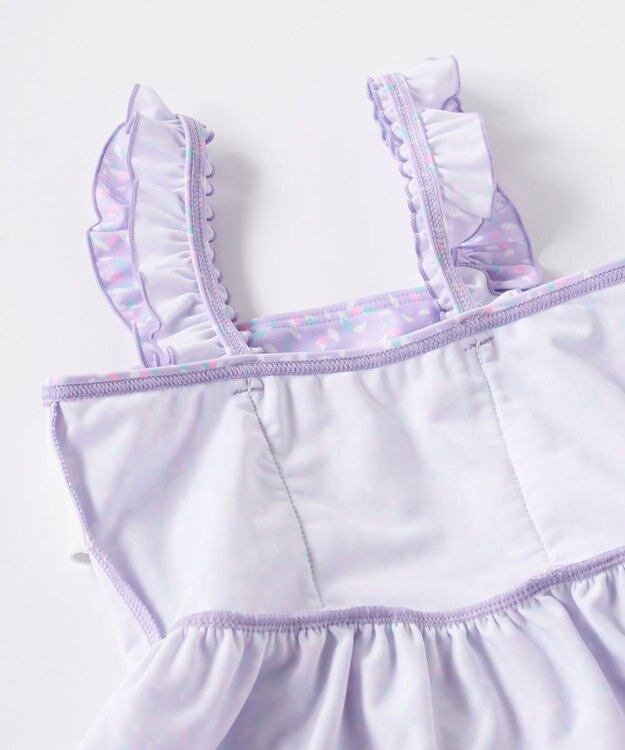 OP／FILA 【marie claire ENFANTS】フリルセパレート水着 パープル