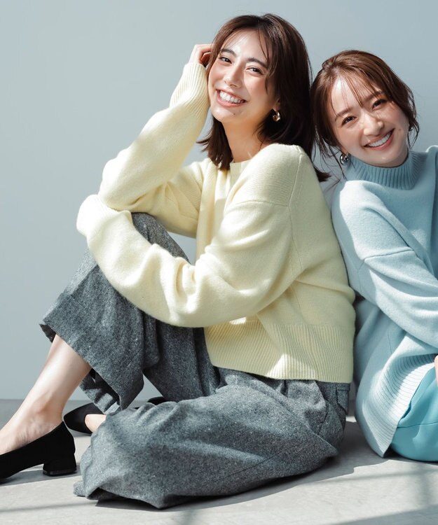 uncrave ネップツイード パンツ（uncrave WHITE） ネップブラック