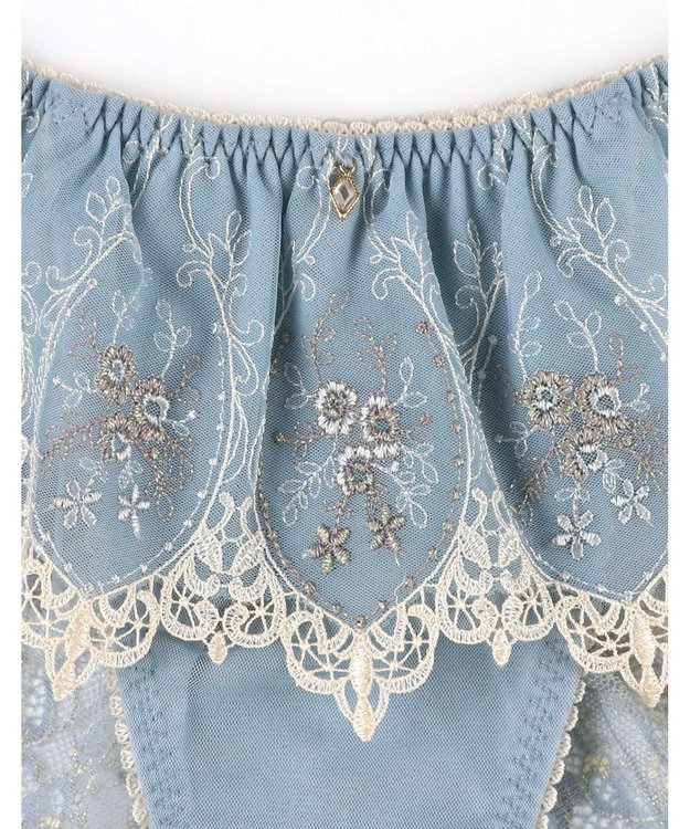 AMPHI ショーツ 【Glama-Rich グラマリッチ ボリュームUPタイプ】 BYJ306とペア PYJ206 アンフィ／ワコール サックス