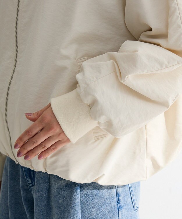 Green Parks 撥水加工フード付ブルゾン Gray