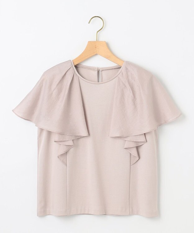 組曲 コットンポンチケープライク ブラウス ピンクベージュ系