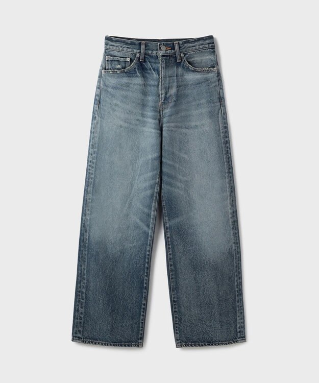 GRACE CONTINENTAL ワイドストレートデニムパンツ インディゴ