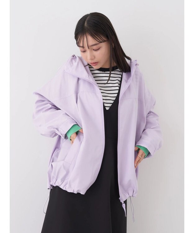 earth music&ecology スポーティーブルゾン Lavender