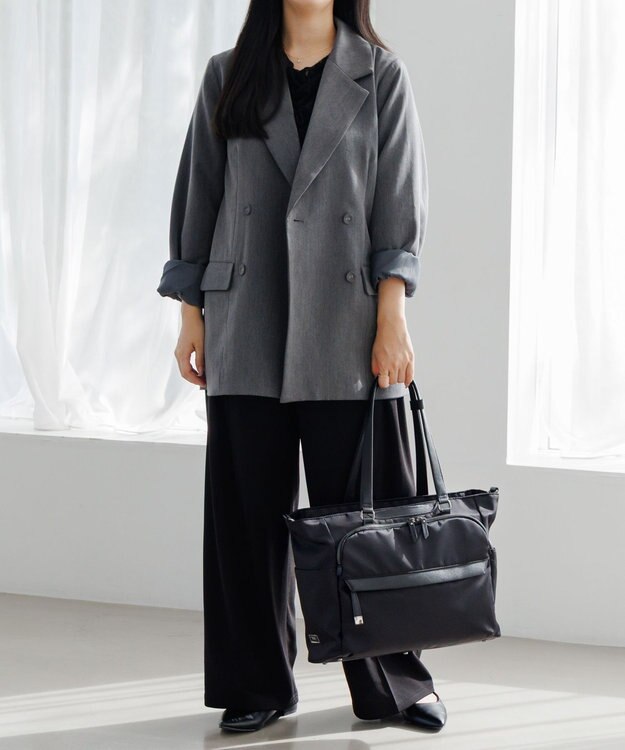 ACE BAGS & LUGGAGE ace. ラプリム トートバッグ レディースビジネス A4 13.3インチサイズ 68803 エース ブラック×ブラック