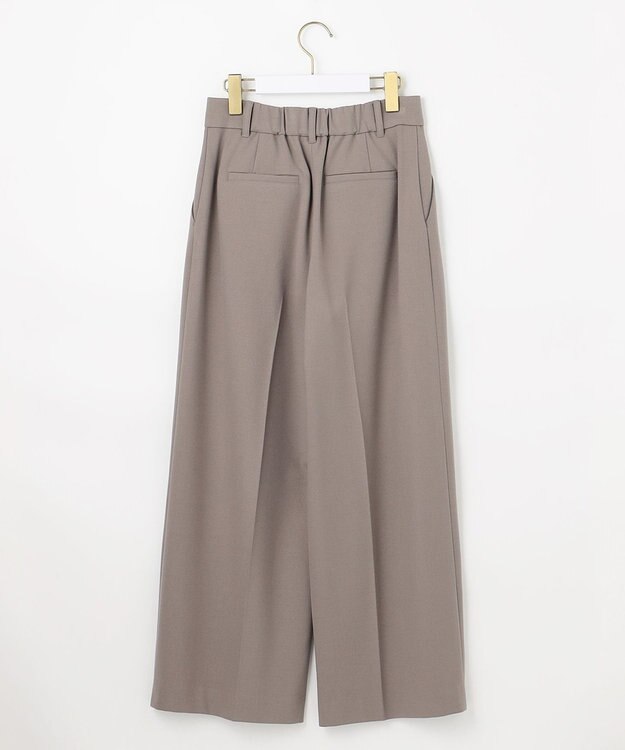 ANY SIS ビューティサーモ2WAYストレッチ ワイドパンツ グレージュ