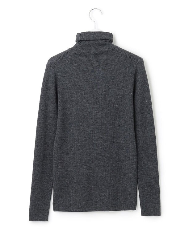 23区 【CLASSY.1月号掲載】ウーステッドウール タートルネック ニット グレー系