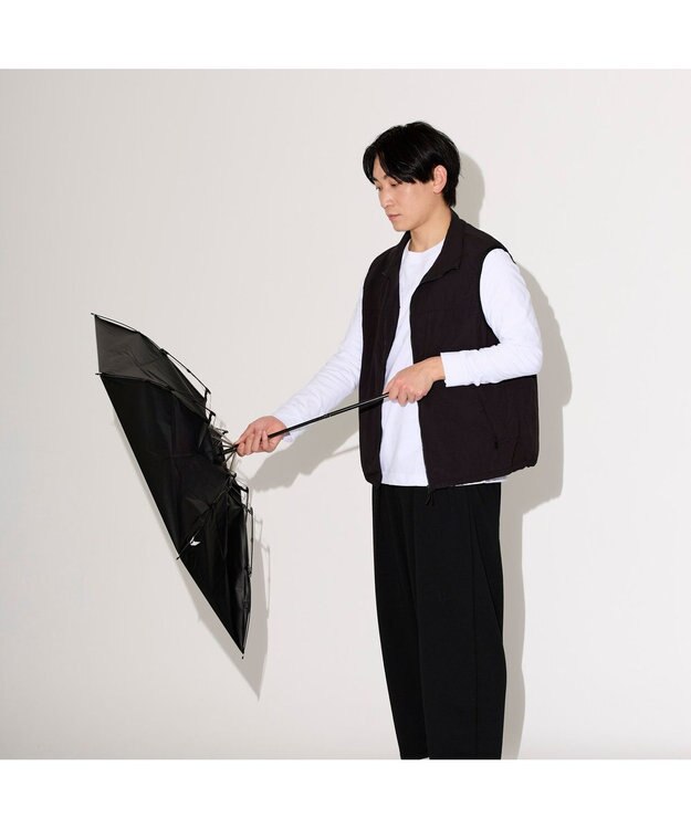 MOONBAT MIZUNO  (ミズノ) 無地 ロゴ 日傘 折りたたみ傘 パラソル 晴雨兼用  一級遮光 遮熱効果 遮光率100% UV遮蔽100% 高遮熱 ライトグレー