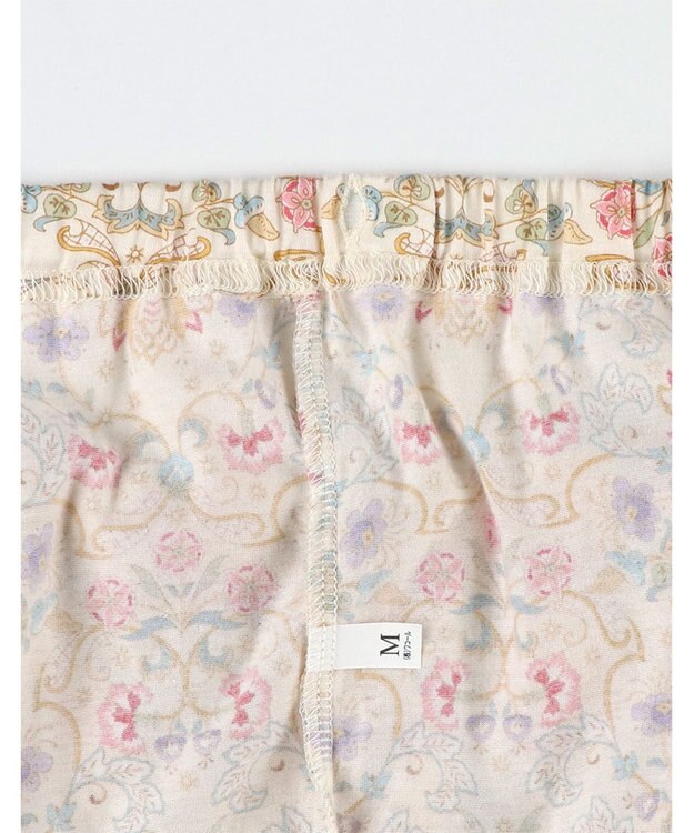 WACOAL パジャマ 綿100%(本体) 天竺素材 ミントン 7分袖 長袖 長ズボン レディース NDT266 /ワコール クリーム