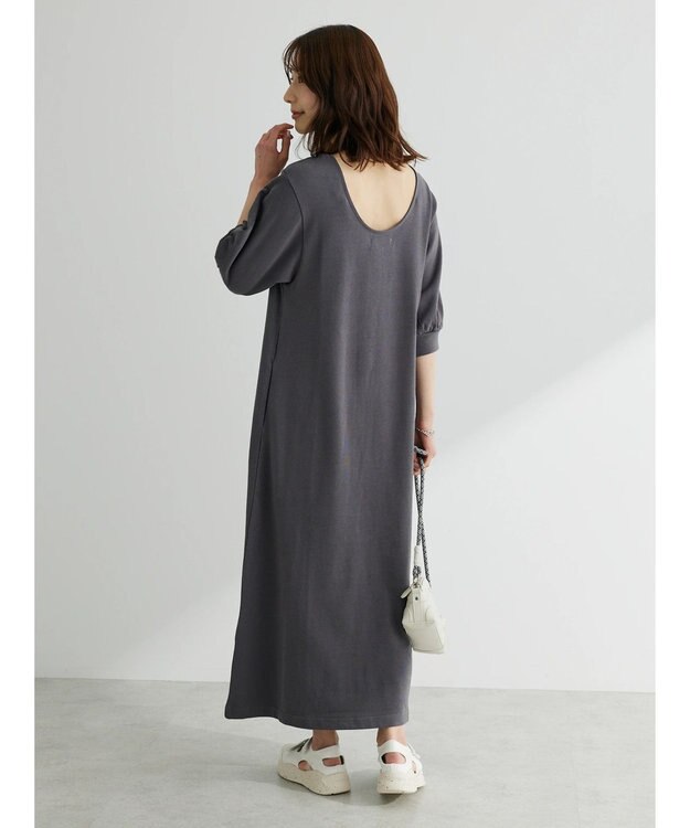 Green Parks ・Ｄｏｕｂｌｅ　Ｆｌａｇｓ　１０ｏｚバルーンソデワンピ Charcoal Gray