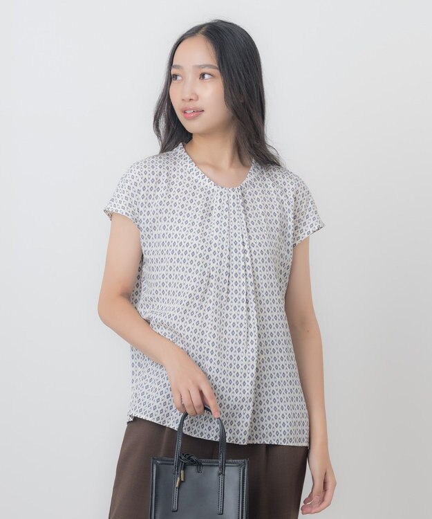 ONWARD Reuse Park 【any SiS】ブラウス秋冬 オフホワイト