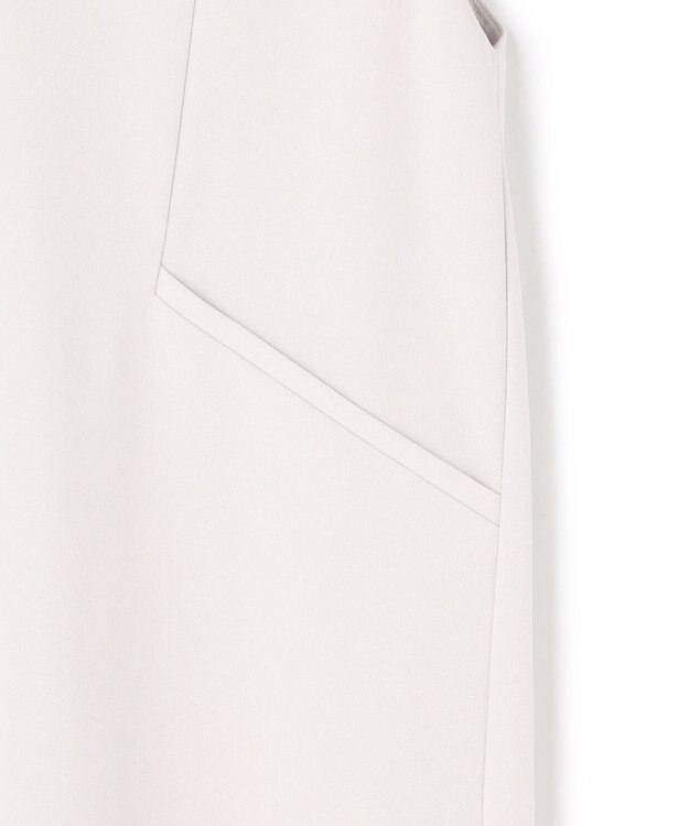 UNFILO BEAUTY MOVE キーネック ジャンスカ ライトグレー