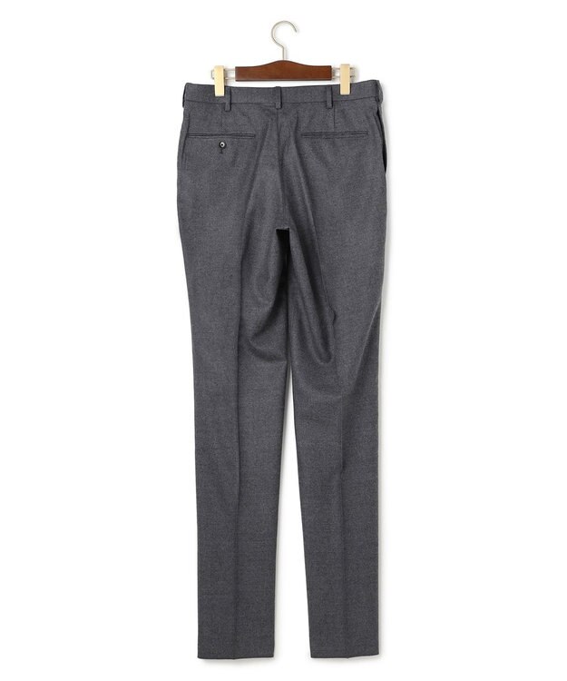 J.PRESS MEN 【ストレッチ / 洗える】トリートメントウール フランネル スラックス ライトグレー系